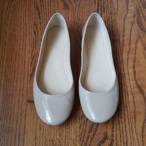 Nine West ▪Nude Patent Leather Ballet Flats
